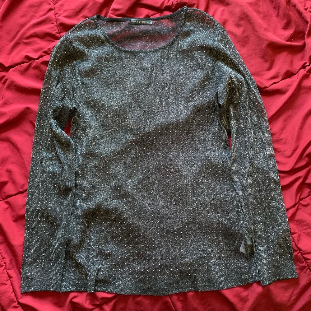 Sparkly Mesh Top